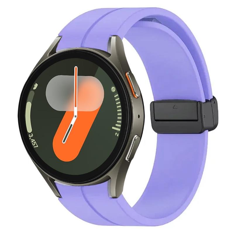 Silicone Band for Samsung Galaxy Watch 7 FE 40mm 44mm Strap Smartwatchh Magnetic Buckle Wrist Bracelet Galaxy Watch7 Watchband