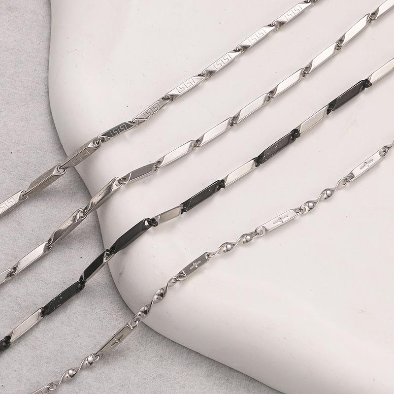 2024 Korean Style Unisex Stainless Steel Pendant Necklace - Trendy & Personalized