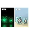 Luminous Metal Silent Alarm Clock, a Battery-Powered Clock for Children's and Students' Bedrooms, Bedside, and Gifts