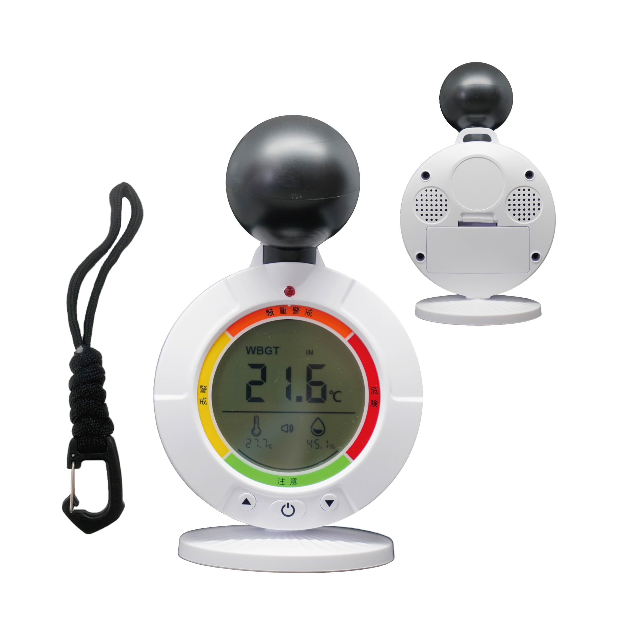 

Вимірювач індексу теплового удару Вимірювач індексу теплового удару Вимірювач теплового удару Чорна куля Вимірювач індексу теплового удару Пристрій для вимірювання WBGT Вимірювач теплового індексу Тепловий удар білий