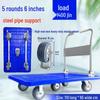 Portable Folding Flatbed Hand Cart for Shopping and Transport