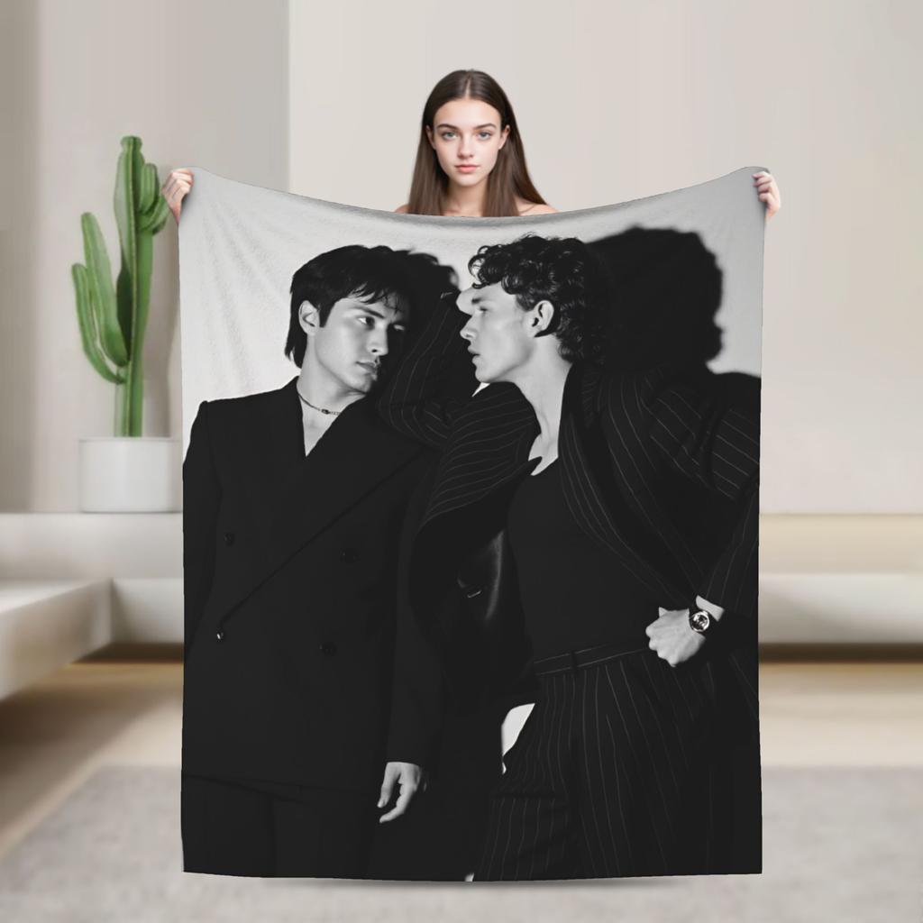 Soft Blanket Travel Shane Hollander Heated Rivalry Throw Blanket  Flannel Bedspread For Couch Chair Sofa Bed Fashion Sofa Bed