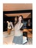 Design-Forward Slim-Fit Open-Neck Long-Sleeved Base Shirt - Spring New Arrival