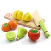 DJECO Fruit Vegetable Pretend Play Set with Fruit Cutting Knife and Velcro Perfect for Girls Ages and Perfect for Preschool and Elementary School