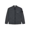 Two-Way Zipper Chest Pocket Design Long Sleeve Jacket Men Jacket Dark-Gray 791511010-V0062