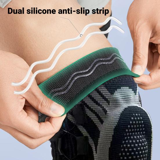 Knob Knee Brace with Patella Pad Side Stabilizer Women Men Workout Arthritis Meniscus Tear Joint Pain Relief Knee Compression Sleeve