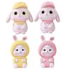 Decorative Rabbits Statue Saving Jar Money Management Holder for Children Teens Cartoon Animal Shatterproof Coin Banks