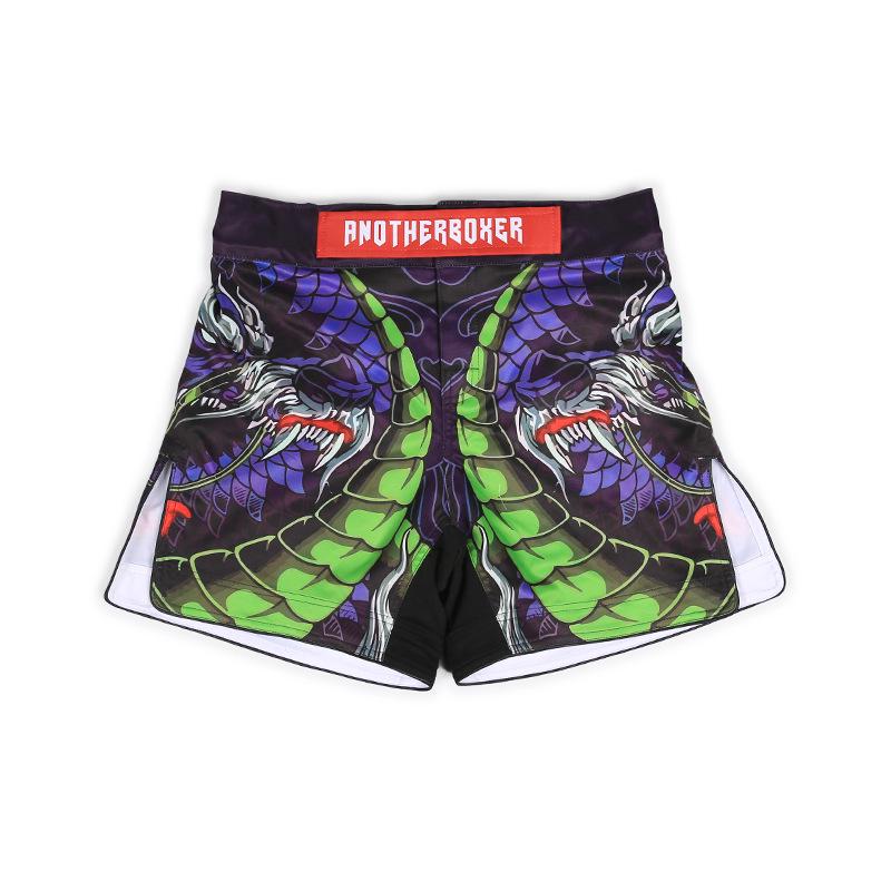 AN Nowe Uniseks Odporne na Rozdarcia Spodenki Treningowe MMA Jiu-Jitsu – Mikroelastyczne Spodnie do Walki