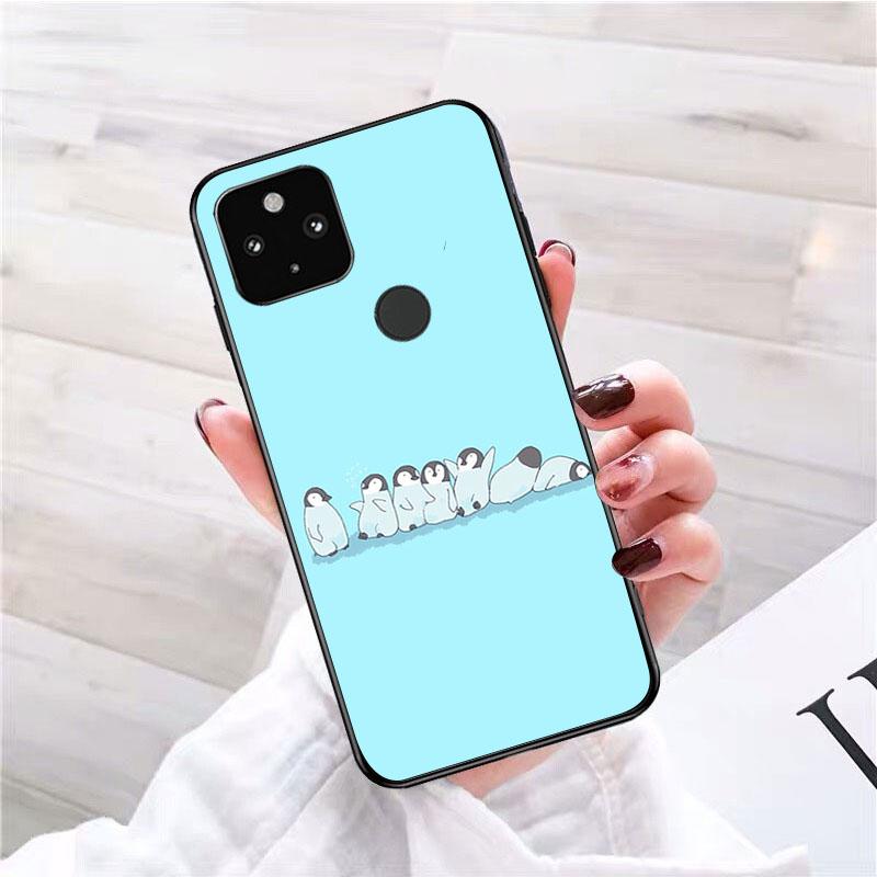 Urocze Etui na Telefon z Pingwinem dla Google Pixel 7 Pro 7 6A 6 Pro 5A 4A 3A Pixel 4 XL Pixel 5 6 4 3 XL 3A XL 2 XL
