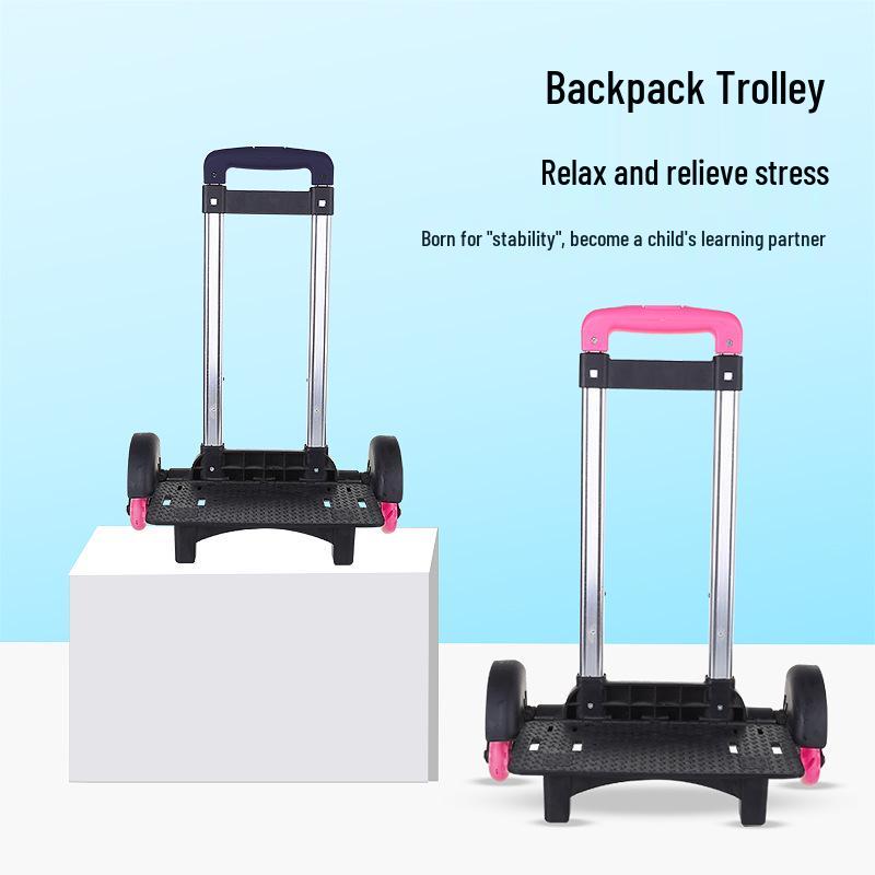 Folding Backpack Cart with Flashing Wheels for Kids – 3 or 6 Wheel Options