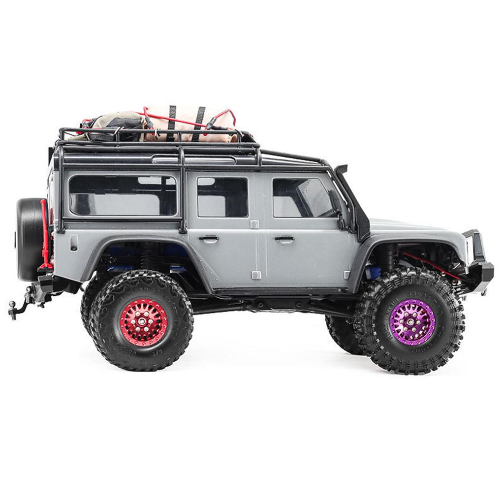 Remote Control Model Rubber Car Supplies Beadlock Wheel Mud Terrain Tires Set Wheel Tires Detachable Fine Car Parts