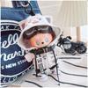 Clothes]Clothes [Only For 15/17Cm Labubu Doll Clothing Cool Handsome Wolf Hoodie Coat Glasses Collar Trendy Clothing Accessories