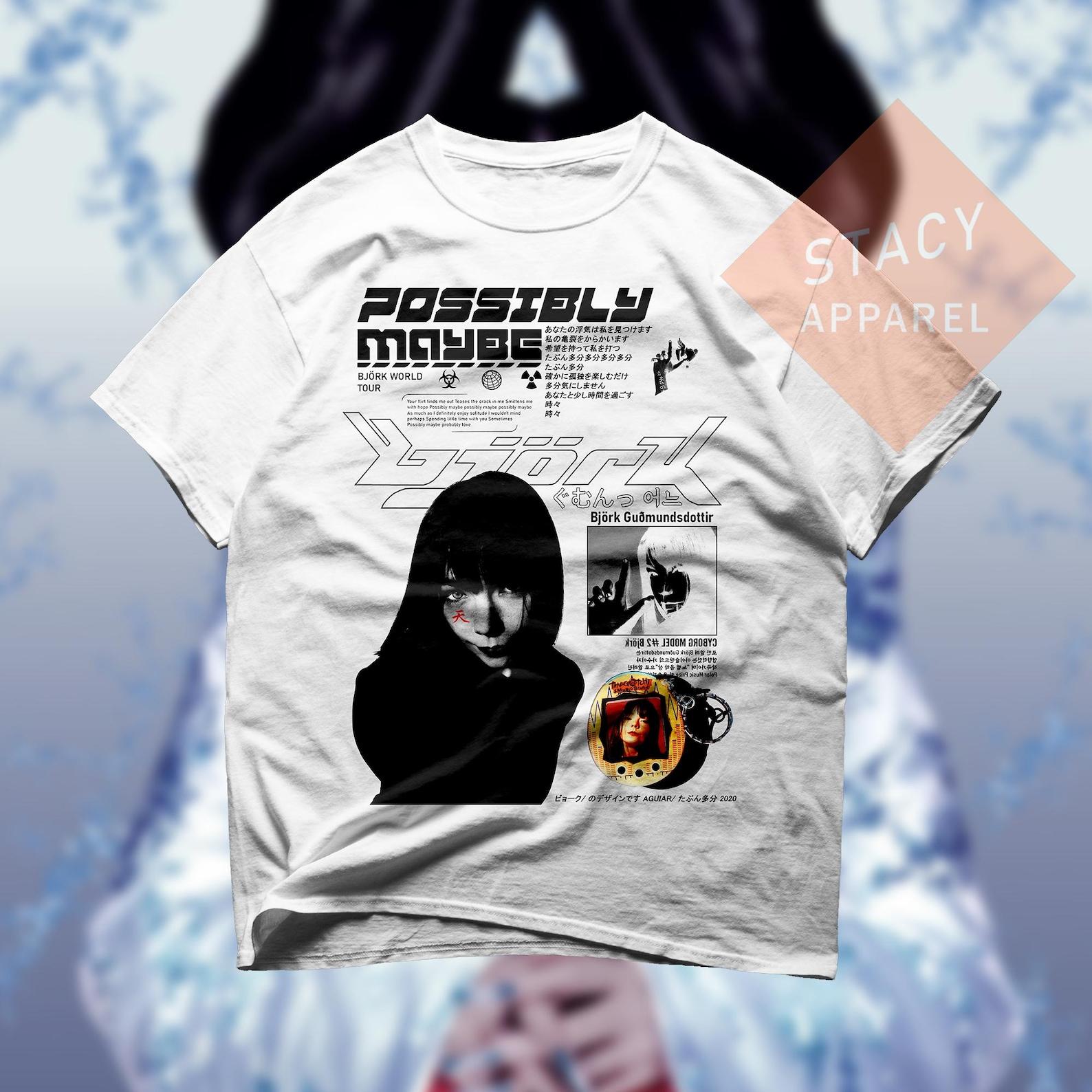 Björk Graphic Tee: Limited Edition Custom Cotton T-Shirt S