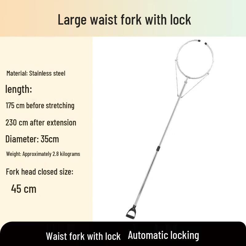Lieve Ret retractable Security Steel Fork with Lock