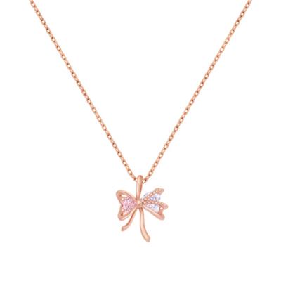 [Handmade / 92.5 Silver] Vito Pink Cooing 925 Silver Necklace+
