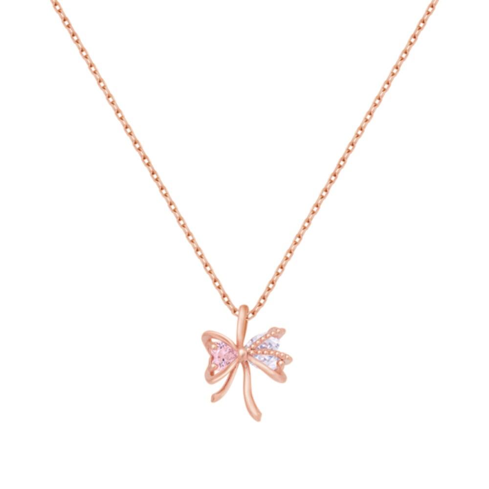 [Handmade / 92.5 Silver] Vito Pink Cooing 925 Silver Necklace+