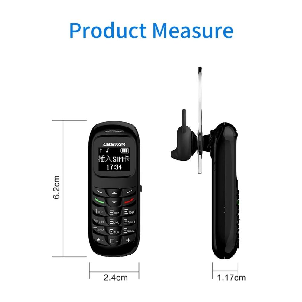 New BM70 Mini CellPhone Stereo GSM 2G Unlocked Super Thin Cellphone Small Mobile Phone Wireless Bluetooth Alarm Clock Earphone Portable Backup Phone