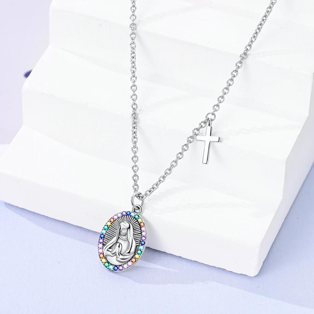 Original 925 Silver Necklace For Women Class Style Heart Shape Romantic Style High Quality Women Necklace Jewelry Gift