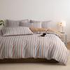 Nordic Pure Cotton Bedding Set - Full Duvet & Fitted Sheet, 3-Piece 2026 Collection