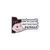 Creative Cartoon Pig & English Letter Brooch Set - Fun Metal Badge Accessories