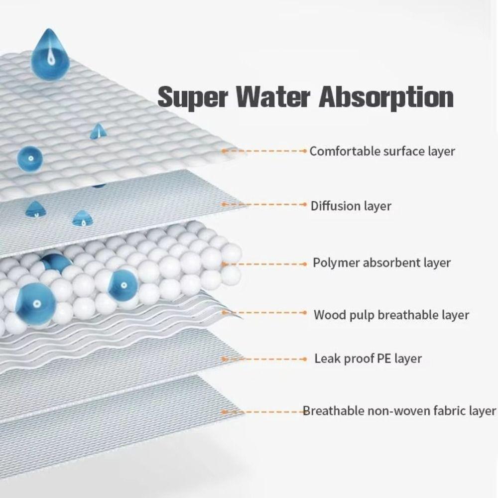 10Pcs Super Absorption Dog Menstrual Pants Leakproof Dog Physiological Pants  Female Male Dog