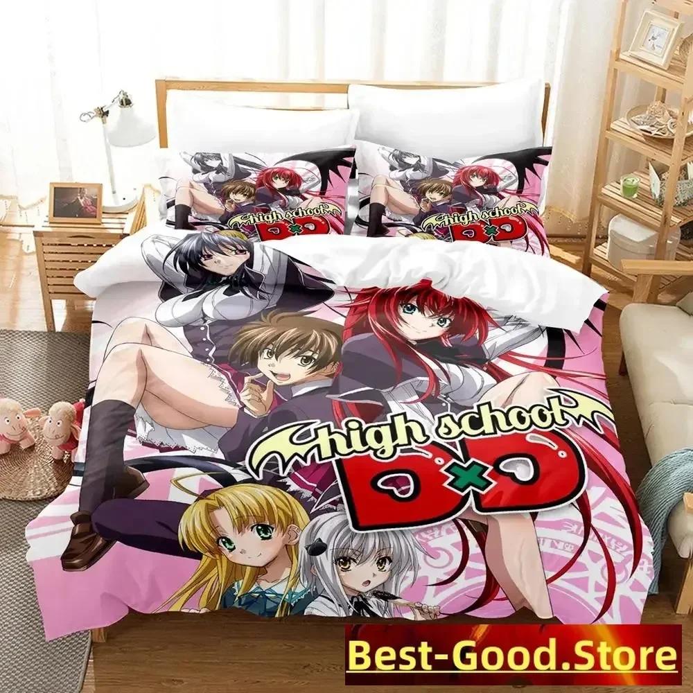New To Love Ru Bedding Set Duvet Cover Sheet Printed Bed Set Pillowcase Bed Full Queen King Size Comforter Bedroom