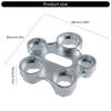 6 in 1 Wrench Faucet Aerators Disassembly Wrench Water Flows Adjusting Faucet Bubblers Wrench Plumber Repair Tool