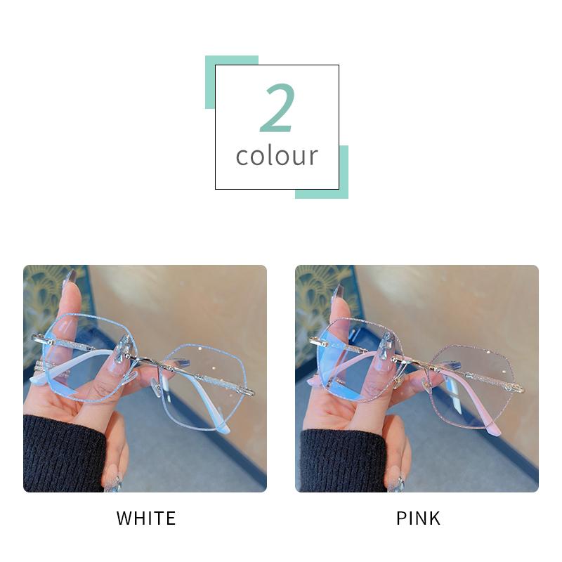 Anti Blue Light Glasses Square Metal Frame Women Luxury Eyewear High Quality Blue Light Blocking Computer Eyeglasses for Men and Women