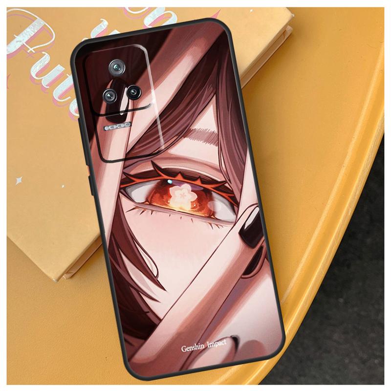 Genshin Impact Zhongli Hutao Case For POCO F5 X5 X3 Pro F3 F4 X4 GT M4 M5 Back Cover For Xiaomi 12 Lite 11 13 11T 12T Pro