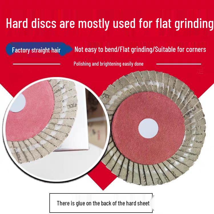 Louvered Flap Wheel Sandpaper Disc for Polishing and Grinding Stainless Steel 320-Soft Grit