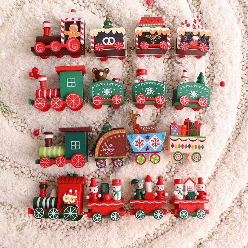 Christmas Train Merry Christmas Decorations For Home 2025 Cristmas Ornament Xmas Navidad Noel Gifts Happy New Year 2026 Gifts