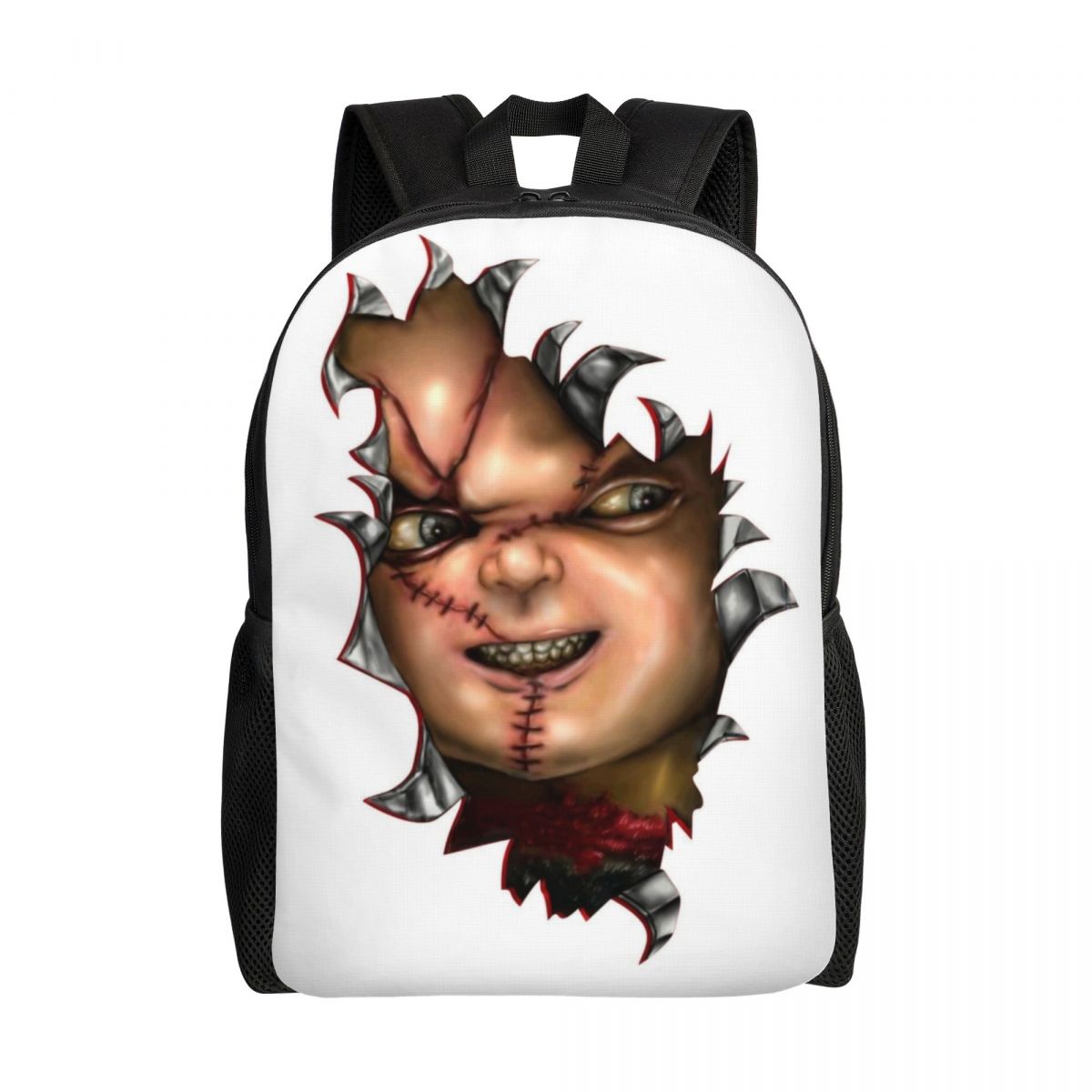 

Bride Of Chucky Laptop Backpack Men Women Fashion Bookbag for School College Student Killer Doll Chucky Bags 16 inches