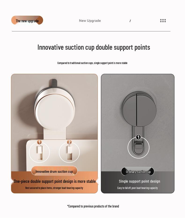 Wall-Mounted No-Drill Bathroom Stand: Electric Toothbrush & Hair Dryer Holder with Mouthwash Cup