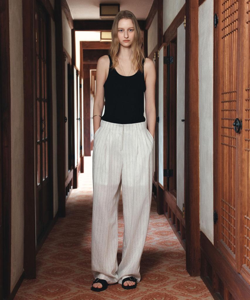 Siyajyu Sipt7209 Breeze St Slacks_Ivory
