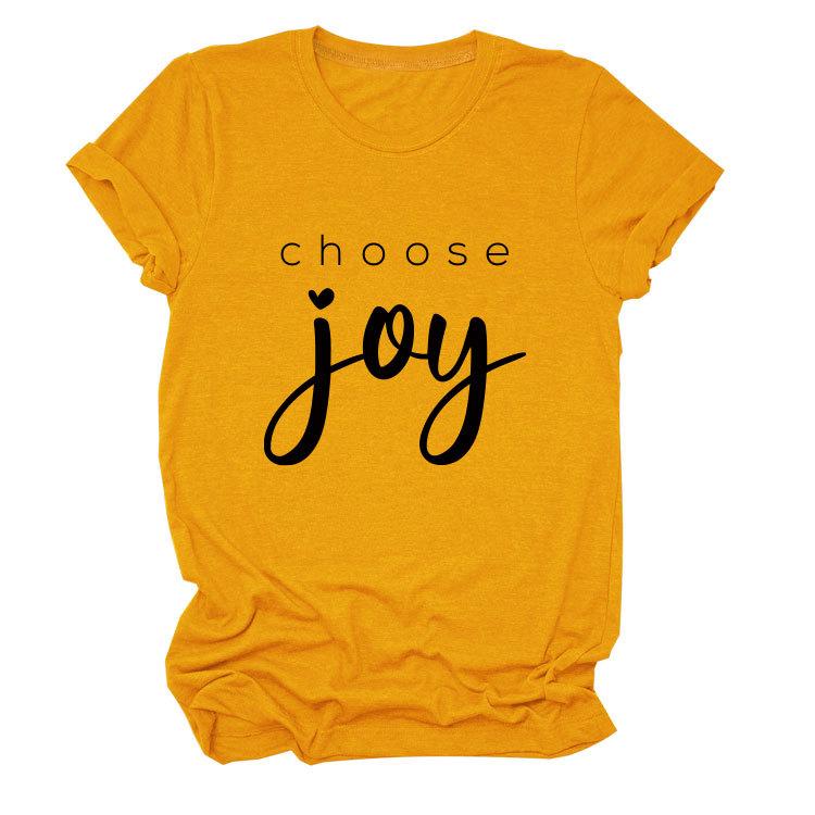 Simple casual temperament versatile women's round neck short-sleeved T-shirt base