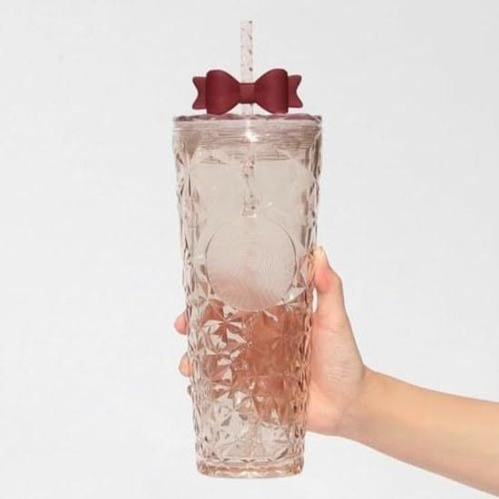 STARBUCKS Holiday 2025 Cold Cup Tumbler Ribbon 710ml