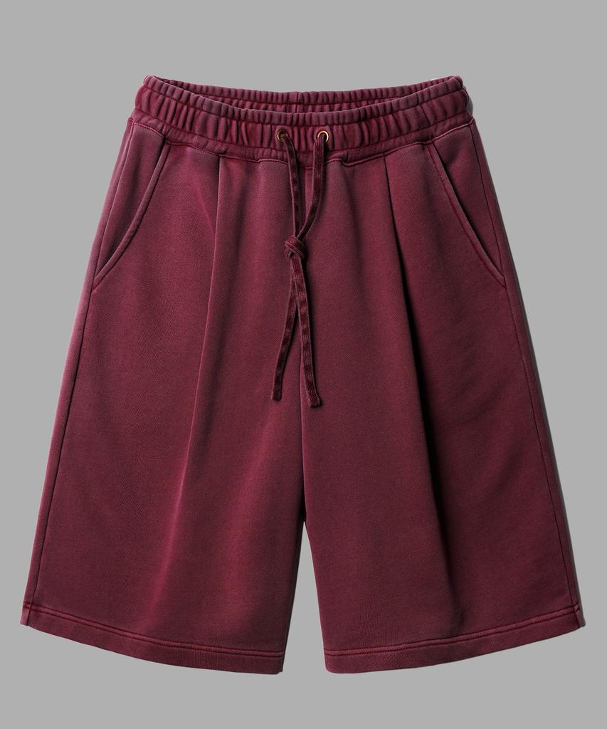JEMUT Flash Summer Pigment Half Pants Burgundy Sosp2563