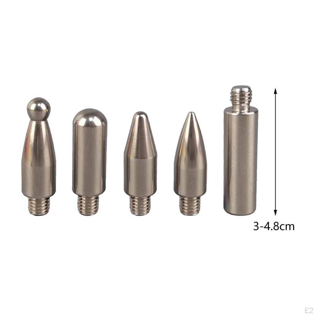 5 Pieces Cars Denting Hook Tips Hammers Portable M8 Heavy Duty Dent Removal Set for Auo