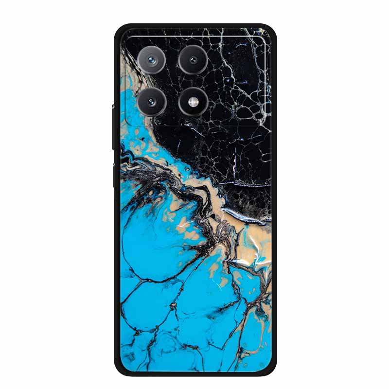 For Xiaomi Poco F8 Pro Case Gradient Marble Silicone TPU Soft Phone Case for Poco F8 Pro Pastel Back Cover Funda Poco F8 Pro 5G