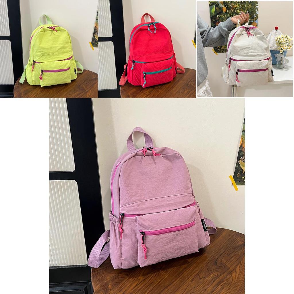 Minimalistischer Tagesrucksack für Studenten mit atmungsaktivem Material und Reißverschluss für den urbanen Pendelverkehr