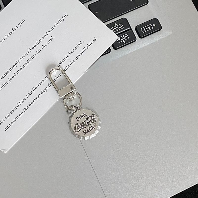 Personality Cool Crowe Heart Cross Key Chain Creative Revolving Smiley Face Bag Pendant For Lovers Gift