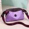 Women's Small Square Bag Contrast Shoulder Bag Water-repellent Nylon Bag