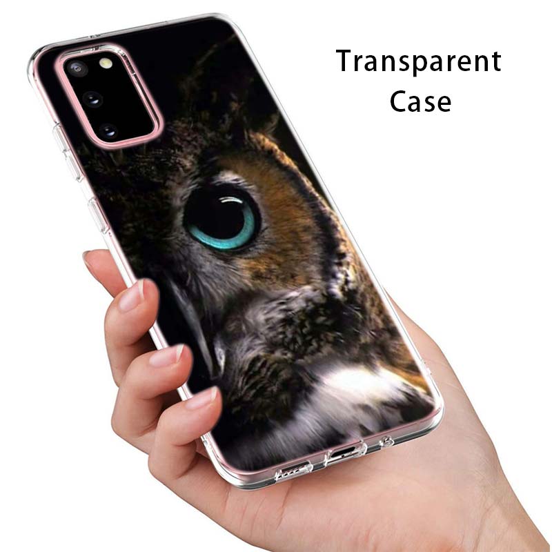Camouflage Owl Animal For Samsung Galaxy S22 Pro S21 S20 FE Ultra S10 S10E Lite S9 S8 Plus S7 S6 Edge Soft Phone Case
