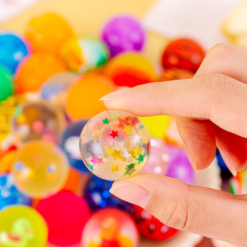 Creative Elastic Bouncy Ball Toy (25mm) – Perfect Gift for Kids, Popular Rubber Gashapon Ball for Kindergartens