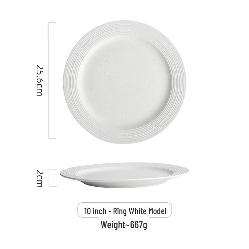 ZISIZ Ceramic Dinner Plate