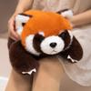 50~80cm Rode Panda Pluche Kussen Gevuld Cartoon Dierentuin Dier Pluche Zacht Kalmerende Metgezel Slaapcadeau