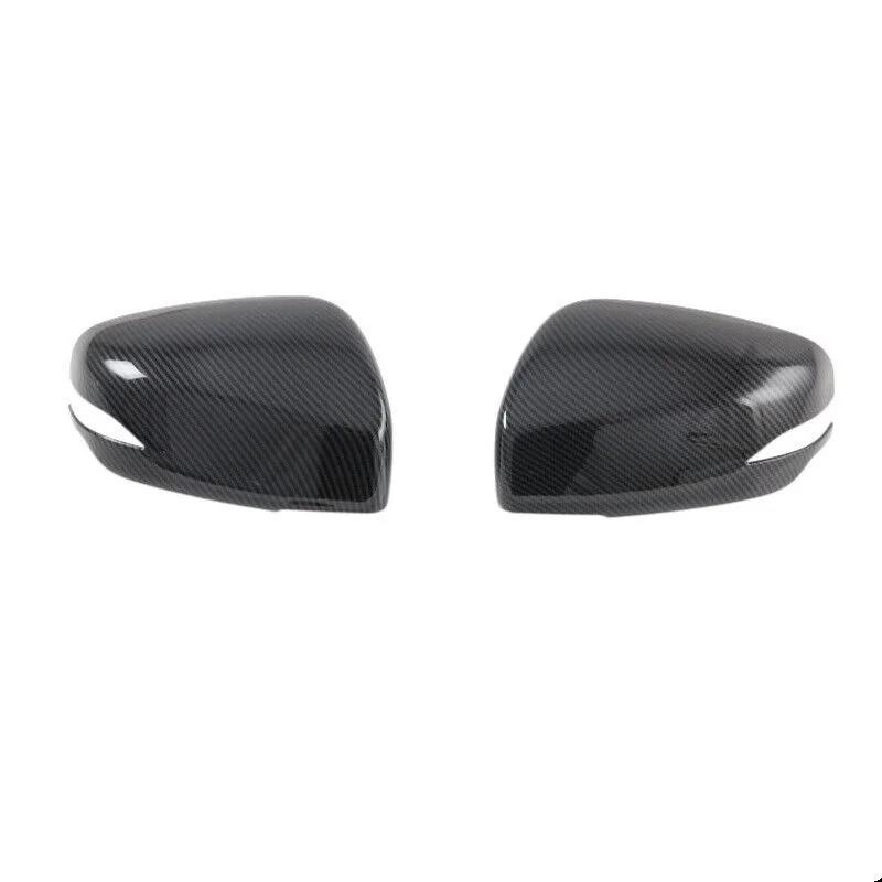 For Subaru Outback 2025-2025 Car Sticker Rearview Side Mirror Cover Wing Cap Exterior Door Rear View Case Trim Carbon Fiber Look