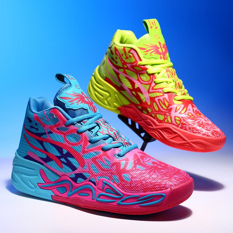 Mandarin Duck Basketball Shoes Three-ball 4th Generation Students Actual Combat Lightweight Men's and Women's Sports Shoes Amazon Xiyin Sports Shoes