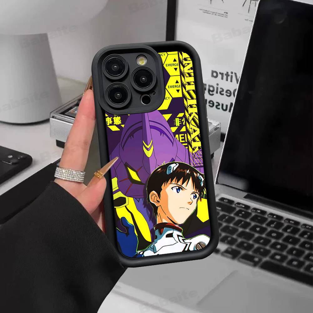 Anime Classic E-evangelion Phone Case For IPhone 17 16 15 14 13 12 11 Pro Max Mini Plus Soft TPU Back Cover