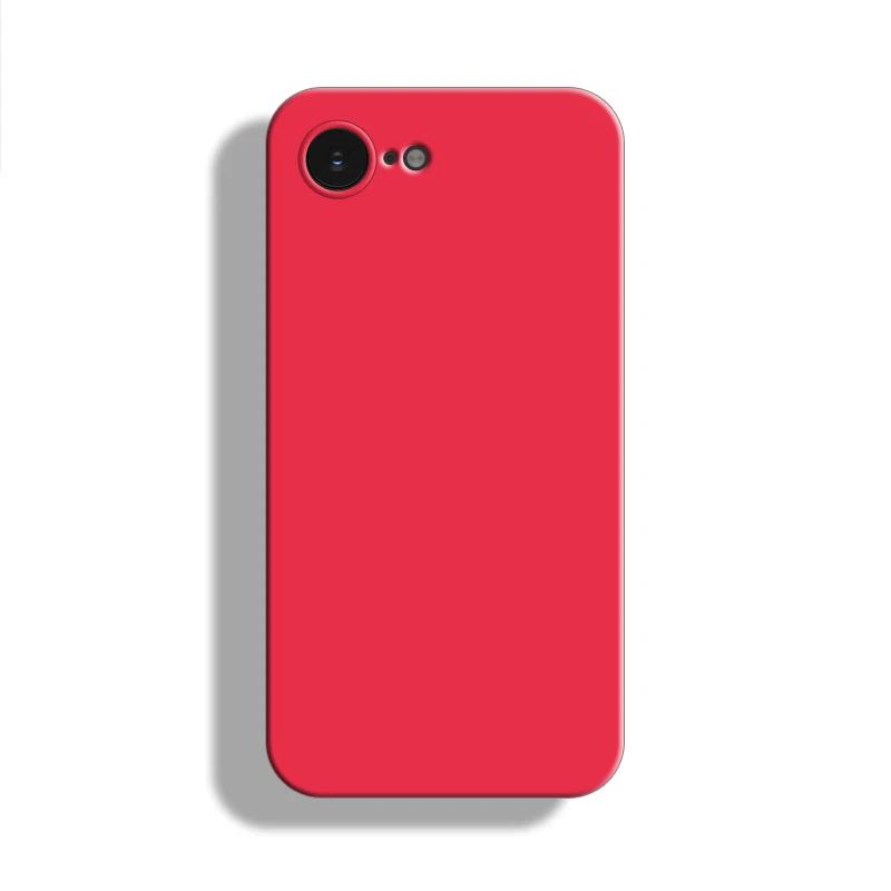 Für iPhone 6 6S 6Plus Plus + 7 8 SE2 SE3 7Plus 8Plus SE2 SE3 SE4 SE 2025 16E Original Flüssigsilikon Gummi Stoßfester Bumper